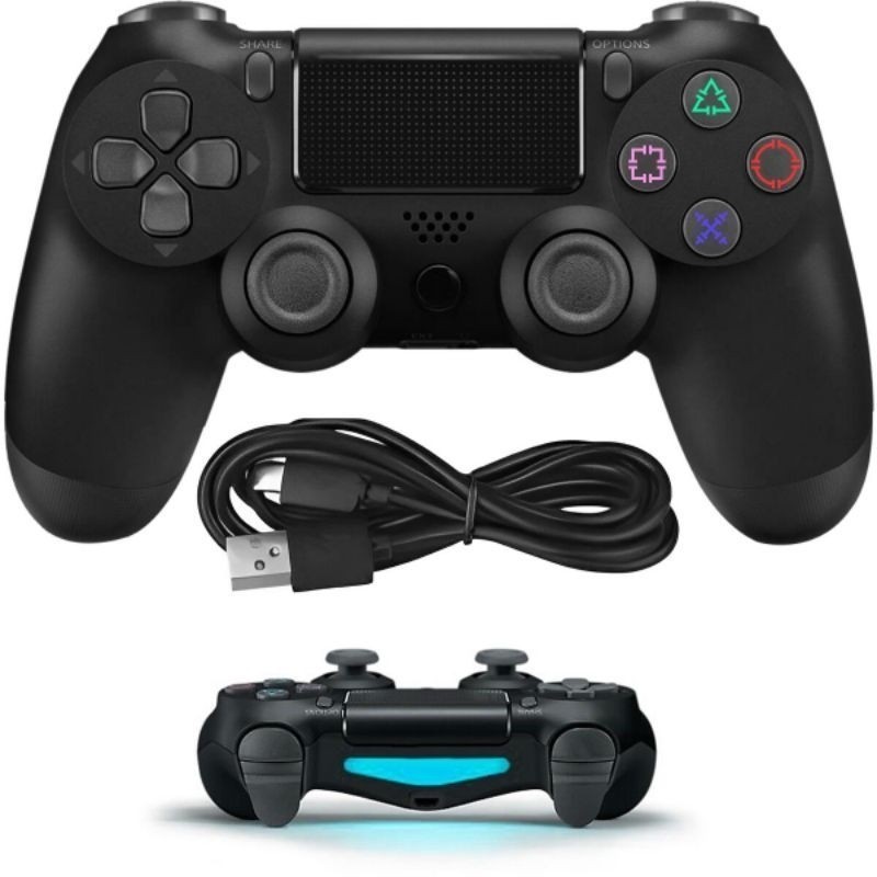 Controle Sem Fio Para Playstation4 PC Wireless Bluetooth Preto G_Electron_Oficial