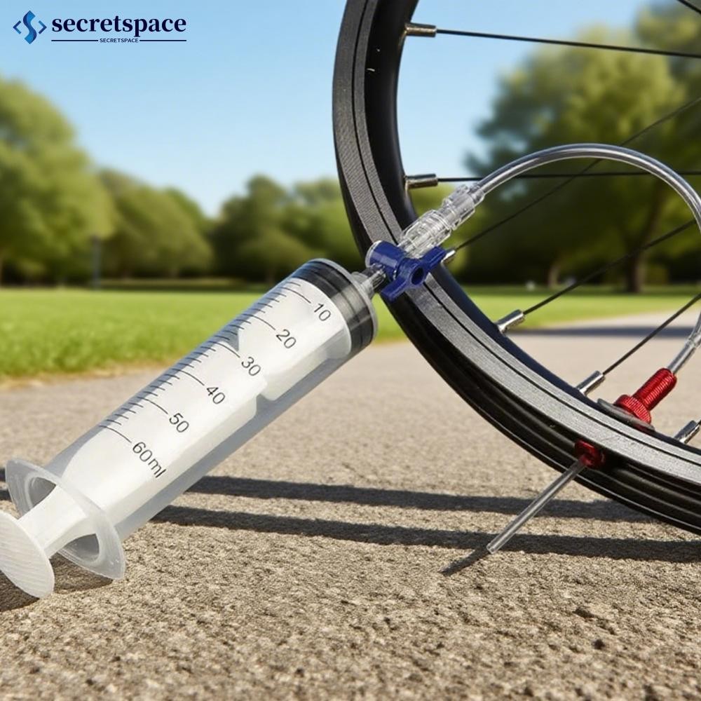 SECRETSPACE 60ML Bicicleta Sem Câmara De Ar Pneu Ferramenta Injeção Líquida Seringa Válvula Núcleo Remoção Para MTB Estr