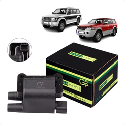 Bobina de Ignição LD Mitsubishi Pajero 3.0 GLS V6 12V 92-2000/ Pajero Sport 3.0 V6 24V 99-2006/ 3.5 V6 24V 2007-2009