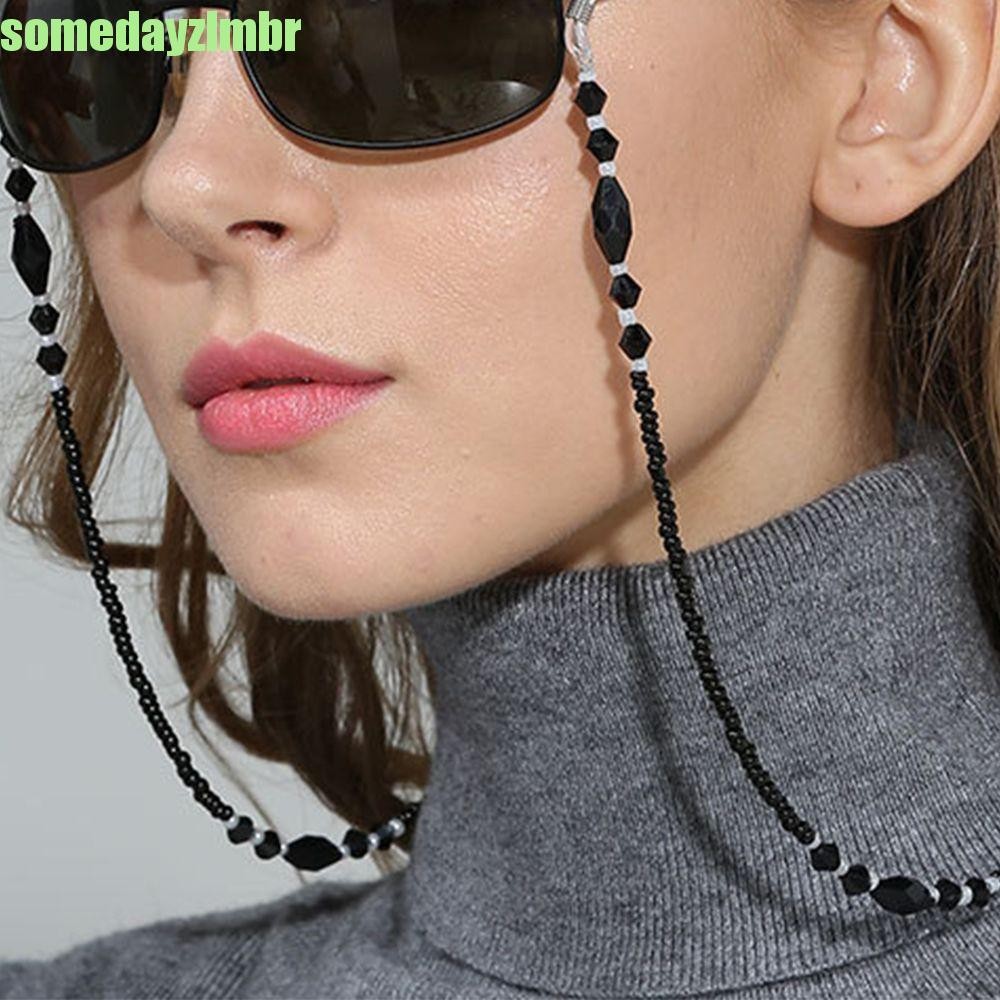 SOMEDAYZL0M Correntes De Óculos Para Leitura De Corda Femininos Pretos