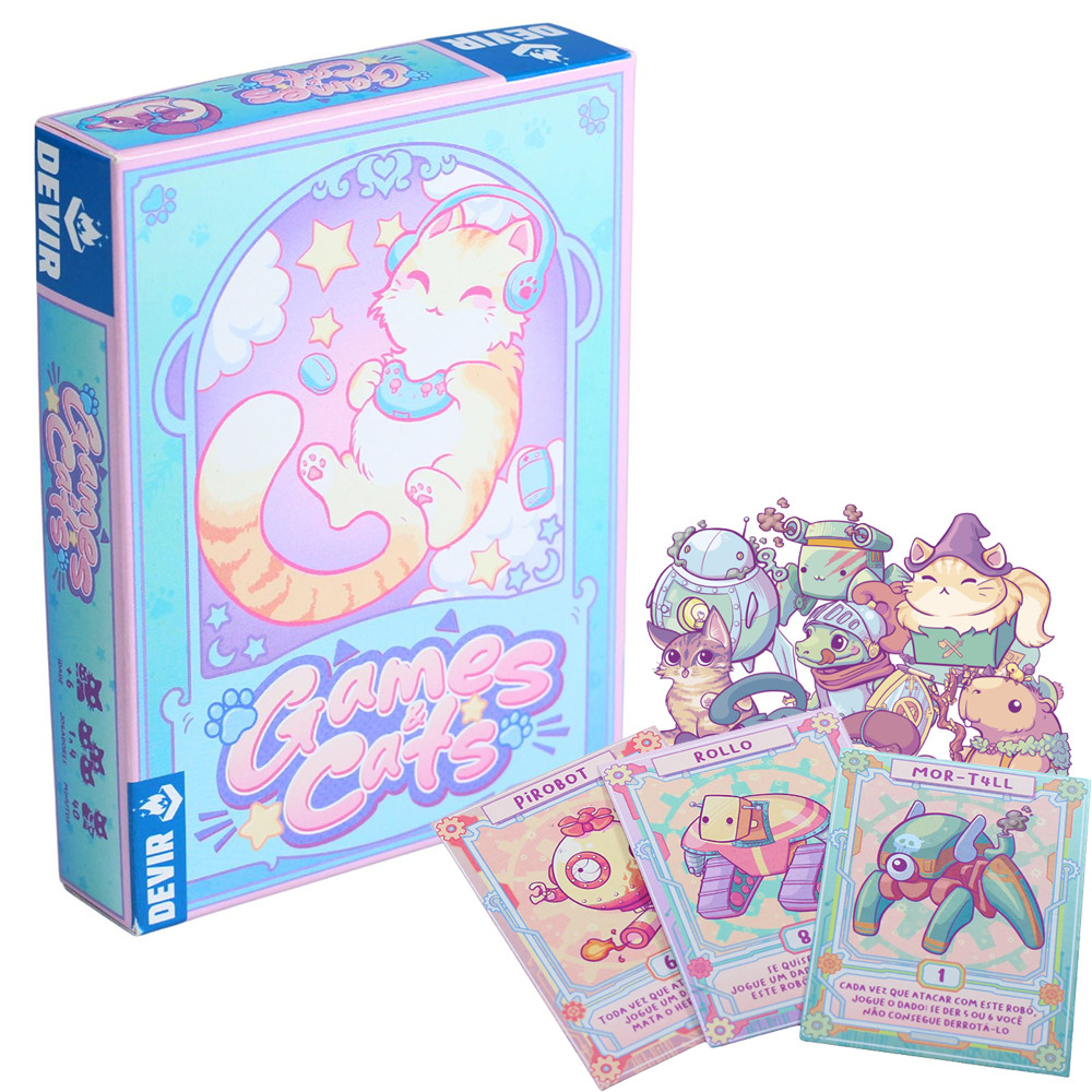 Games & Cats Gatinhos Fofos Em Um Jogo De Cartas Família