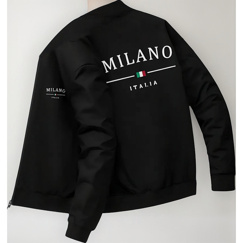 Jaqueta Esportiva Bomber Treino Fitness Milano Italy Unissex