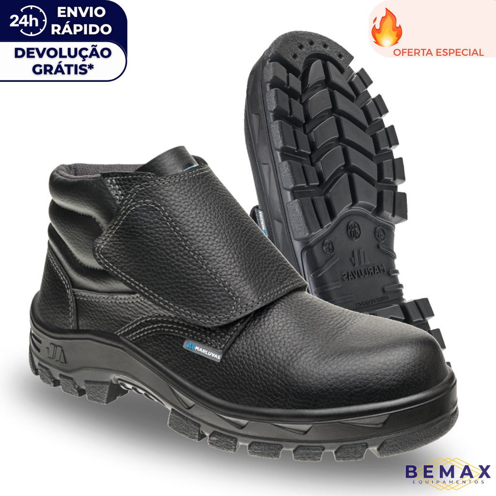 Botina Marluvas Bota Segurança 50B22 Antiperfuro Composite EPI CA 45700