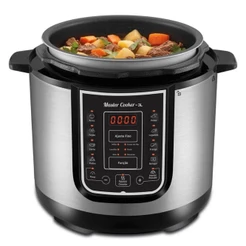 Panela de Pressão Elétrica Mondial Master Cooker 3L com 14 Funções 700W Preto/Inox 220V - PE-40