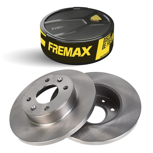 Par Disco Freio Solido Clio Sandero Logan 238MM Fremax