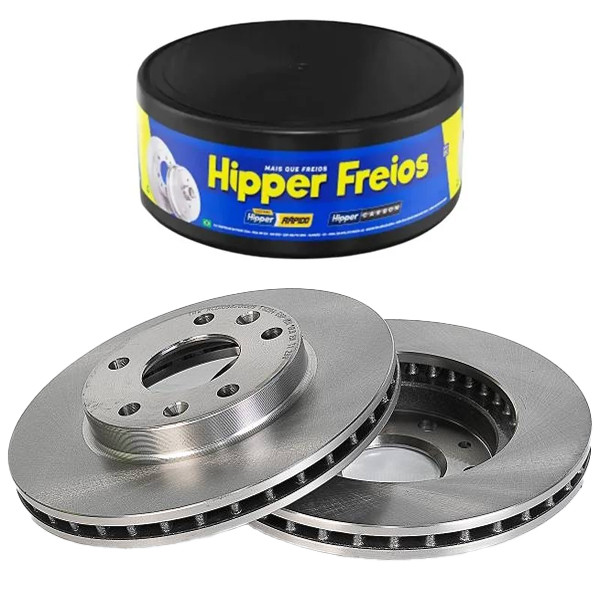 Par Disco Freio Ventilado FLUENCE 2011 a 2018 Hipper Freios em Oferta na Shopee