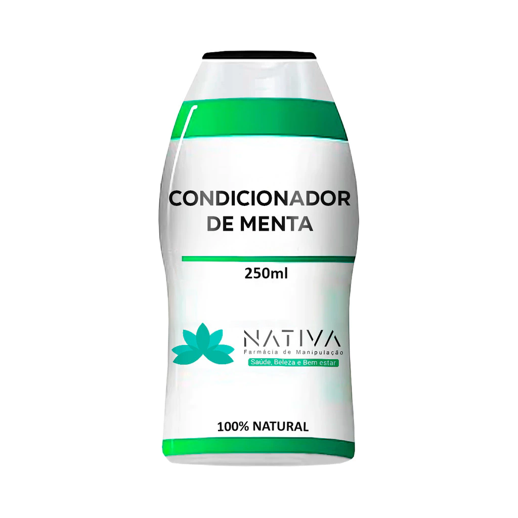 Condicionador De Menta 250ml Hidratação E Maciez Para Cabelos Normais E Oleosos
