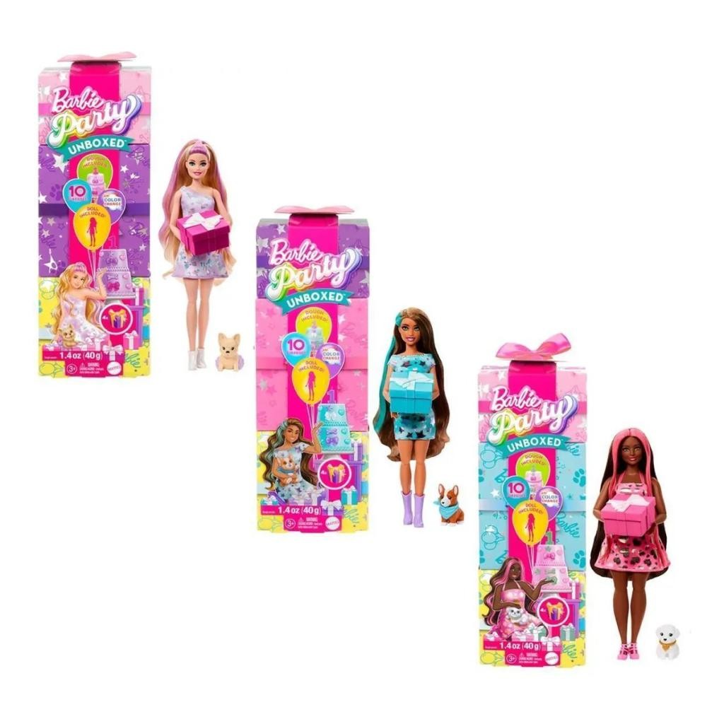 Barbie Festa dos Animais - Boneca Interativa Unboxed Mattel JFG68 com Acessórios