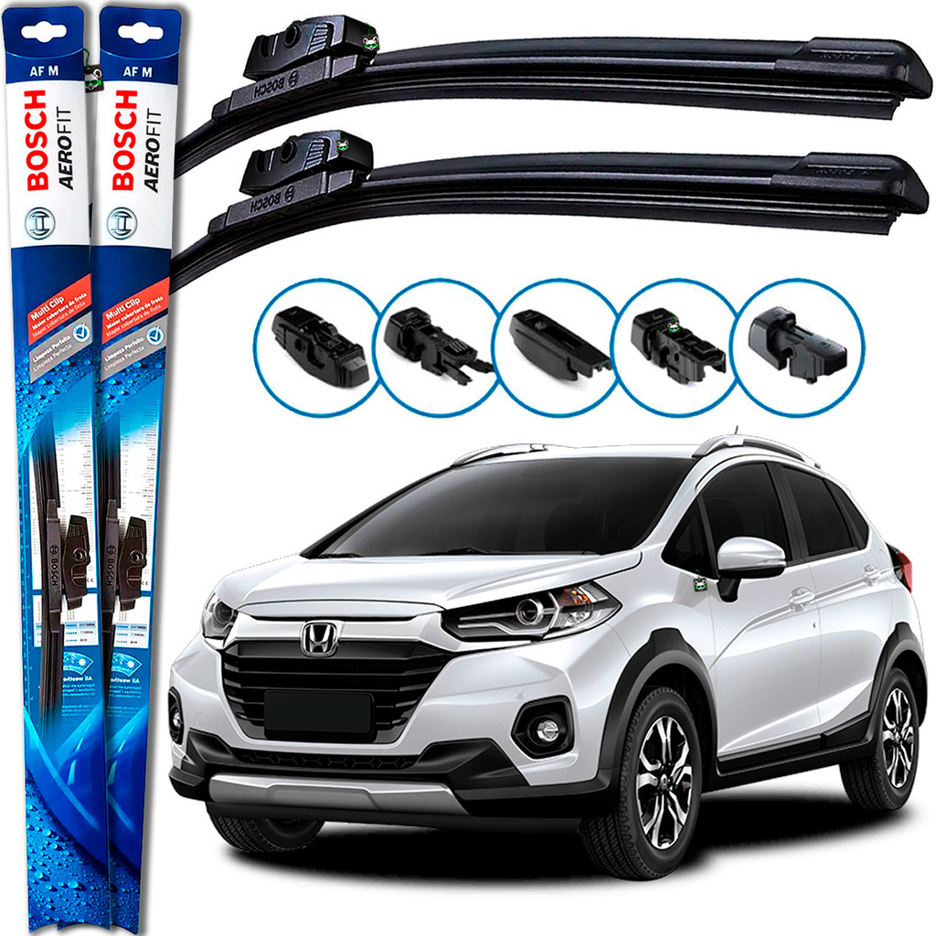 Par Palheta Limpador Parabrisa WR-V 2017 2018 2019 Bosch em Oferta na Shopee