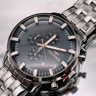 Relógio Technos Masculino Grandtech Prata JS15ENR/1A em Oferta na Shopee