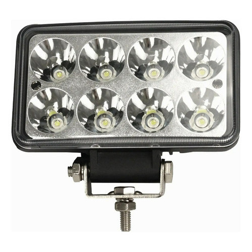 Farol Milha Auxiliar Led 8 Leds 24w Bivolt 12v 24v Luz Forte