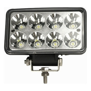 Farol Milha Auxiliar Led 8 Leds 24w Bivolt 12v 24v Luz Forte