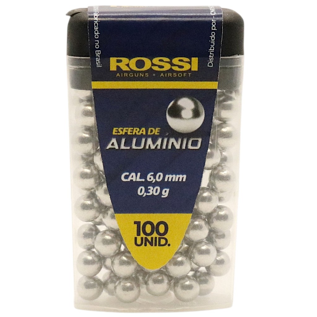 Esferas de Alumínio Rossi 6mm 0,30g - 100un em Oferta na Shopee