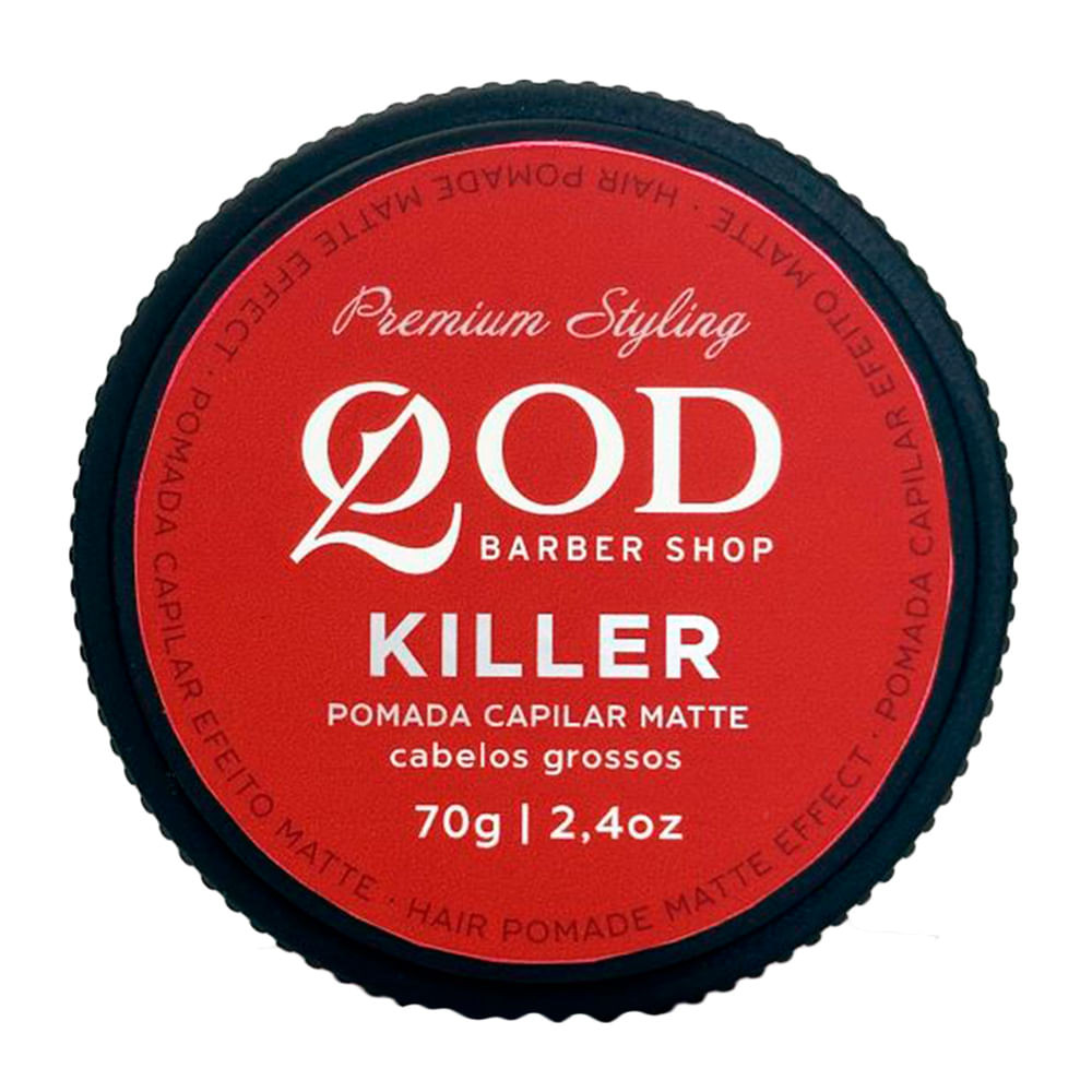 Pomada Capilar Matte QOD Barber Shop Killer 70g - Beauty
