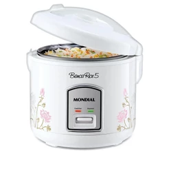 Panela Elétrica de Arroz Mondial Bianca Rice 5 400W Branco 220V - NPE-05-5X