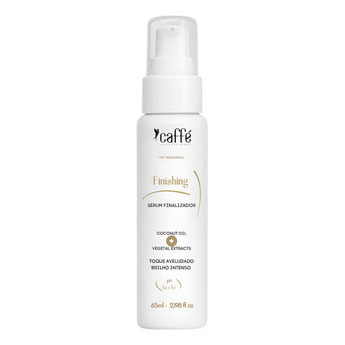 Sérum Finalizador 65ml Cabelo Caffé Professional Finishing Óleo De Coco + Extratos Vegetais