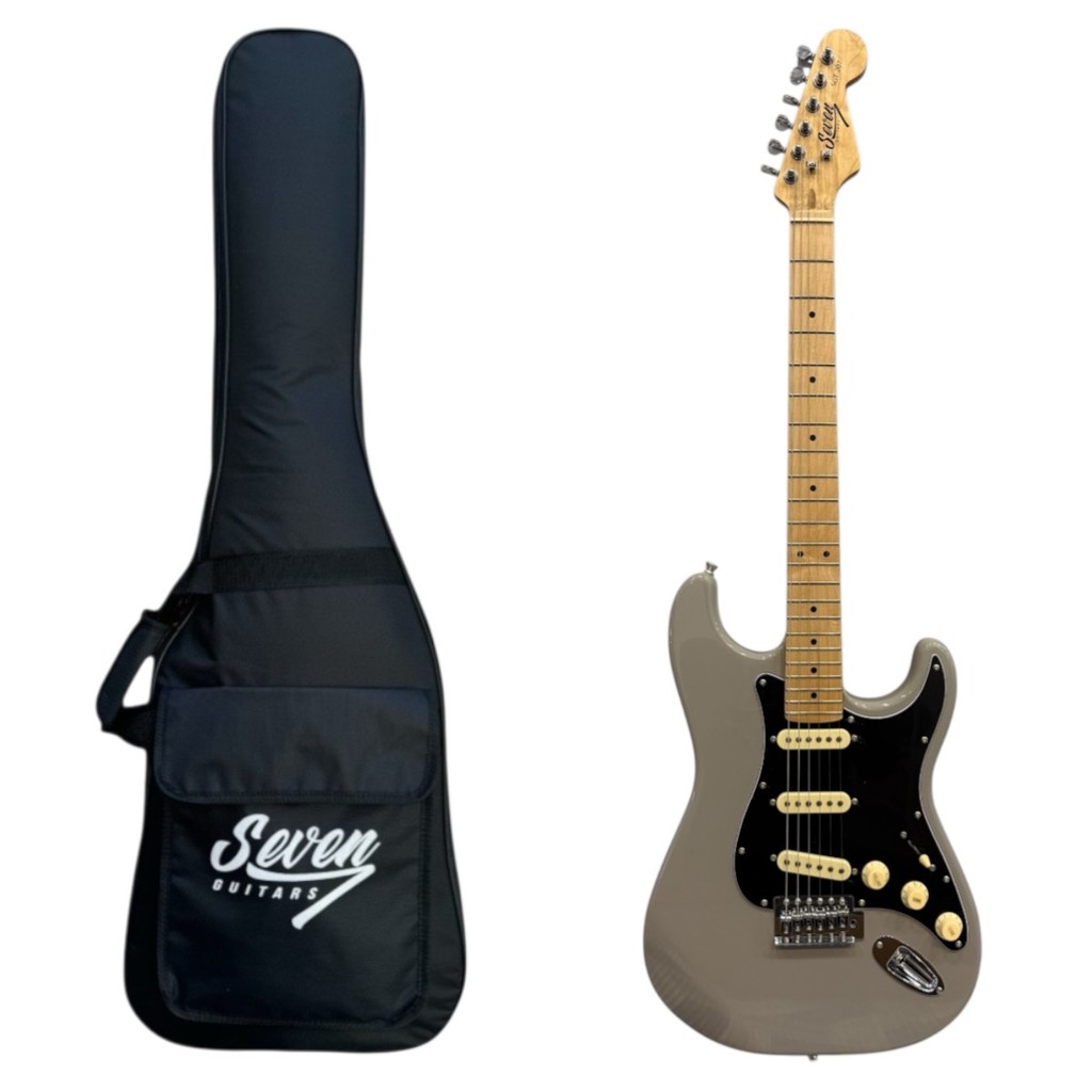 Guitarra Strato Seven Sgt-207 GR Grey Cinza C/ Bag em Oferta na Shopee