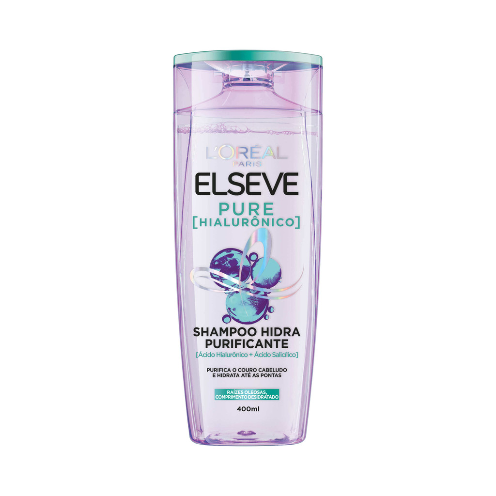 Shampoo Elseve Pure Hialurônico 400ml - Beauty