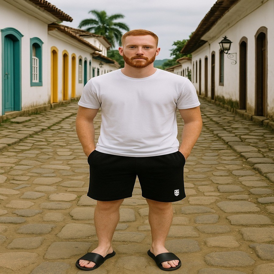 Shorts Bermuda Masculina Oposto Modas Esportes Lazer Confortável