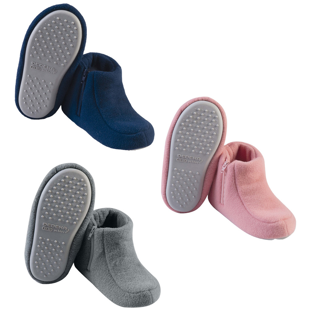 Pantufa Com Zíper Bebê Infantil Inverno Quentinha em Soft - Dedeka