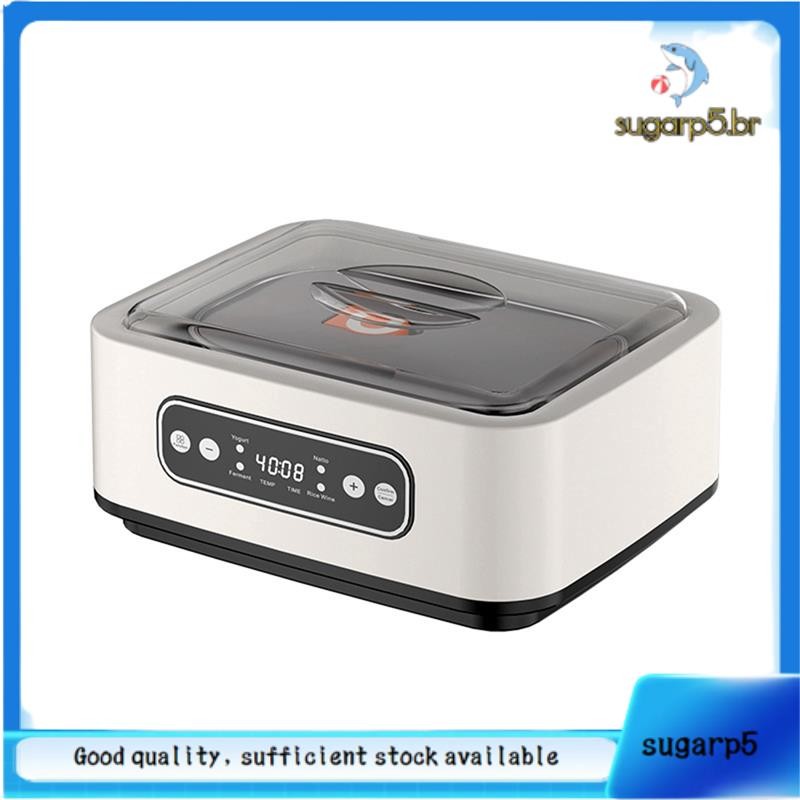Fabricante De Iogurte 1.6L Com Controle De Temperatura 36 Horas De Tempo Ajustável , Máquina Incubadora Automática Plugu