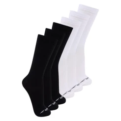 Kit com 6 Pares de Meias Esportiva Cano Longo Speedo 8026 Colorido