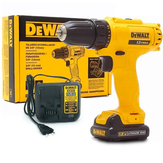 Furadeira Parafusadeira Bateria 12v 2VVR 3/8Pol. Reversível LED Marcenaria Eletricista Móveis DEWALT em Oferta na Shopee