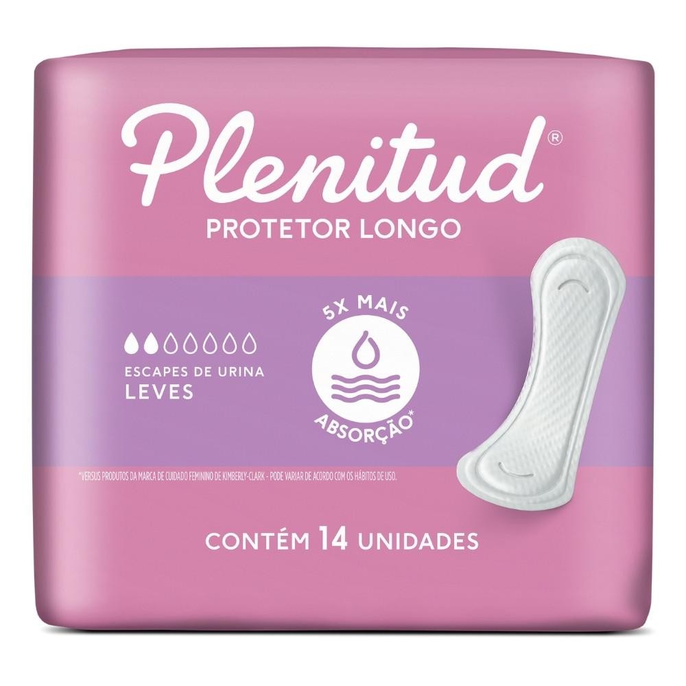 Protetor Plenitud Femme Longo 14 Unidades em Oferta na Shopee
