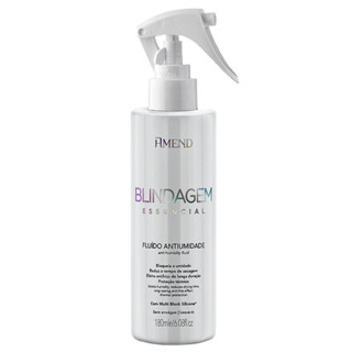 FLUIDO AMEND BLINDAGEM ANTIUMIDADE LEAVE-IN PROTETOR TÉRMICO 180ML em Oferta na Shopee
