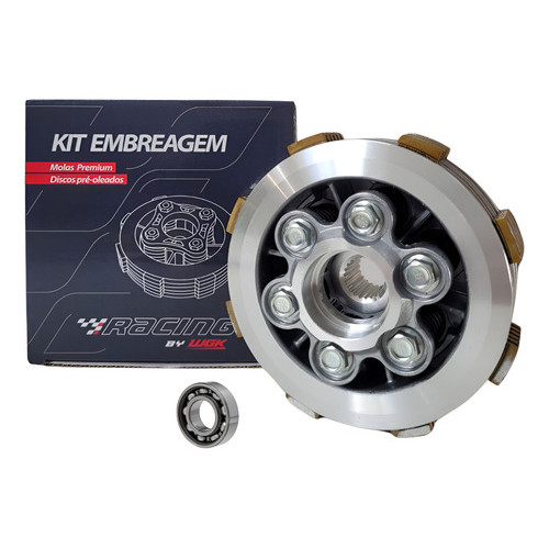 Kit Embreagem 6 molas Original WGK do Grau Honda Cg 150 160 Titan Fan Bros Competição Reforçada
