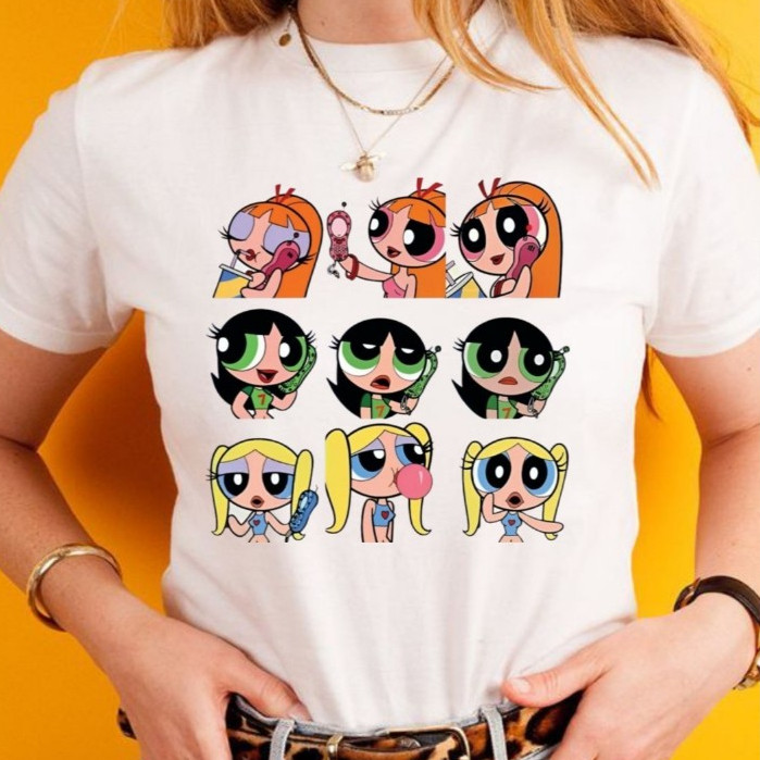 Blusa feminina MENINAS SUPER PODEROSAS,desenho,filme,moda adulta e infantil, camiseta unissex,moda plus size