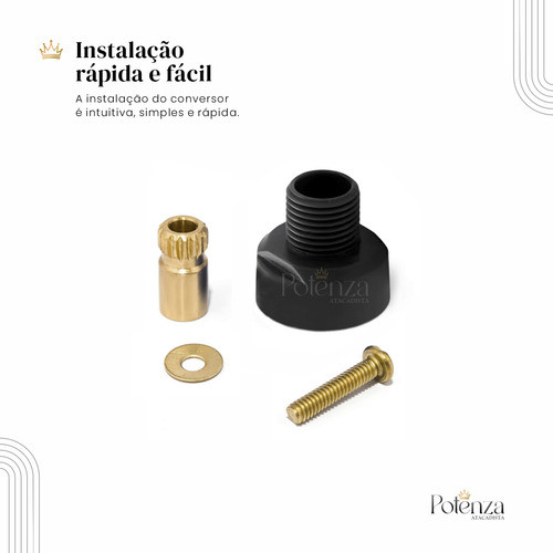 Kit 7 Conversor Adaptador Registro Padrão Docol Para Deca