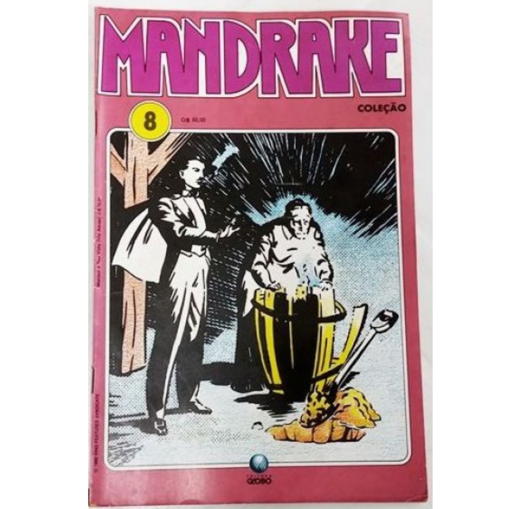 Gibi Mandrake N° 8 - Editora Globo