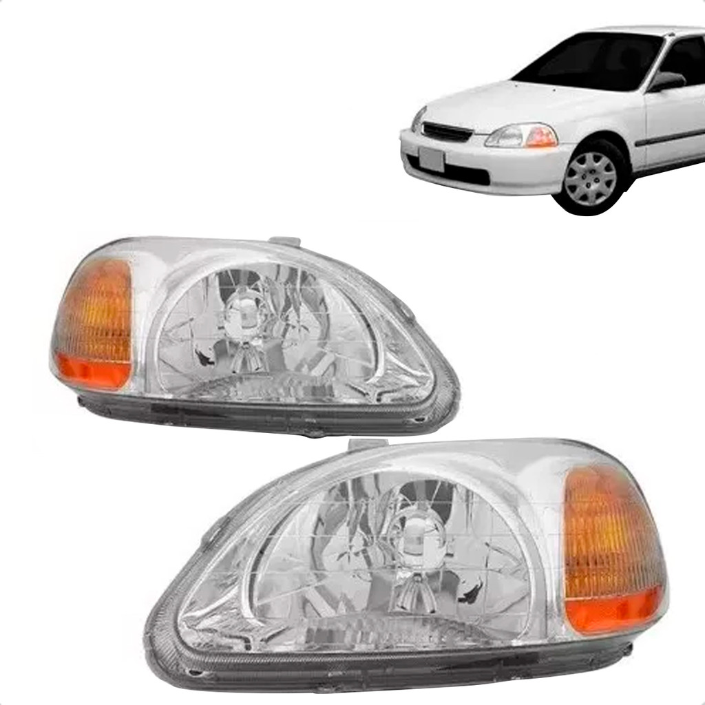 Farol Civic 96 97 98 Pisca Ambar Refletor Ambar