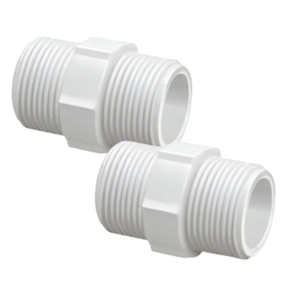 KIT 2 NIPLE ROSCA 1/2 PARA CONEXÃO ELÉTRICA FIXAÇÃO E PASSAGEM DE CABOS RESISTENTE