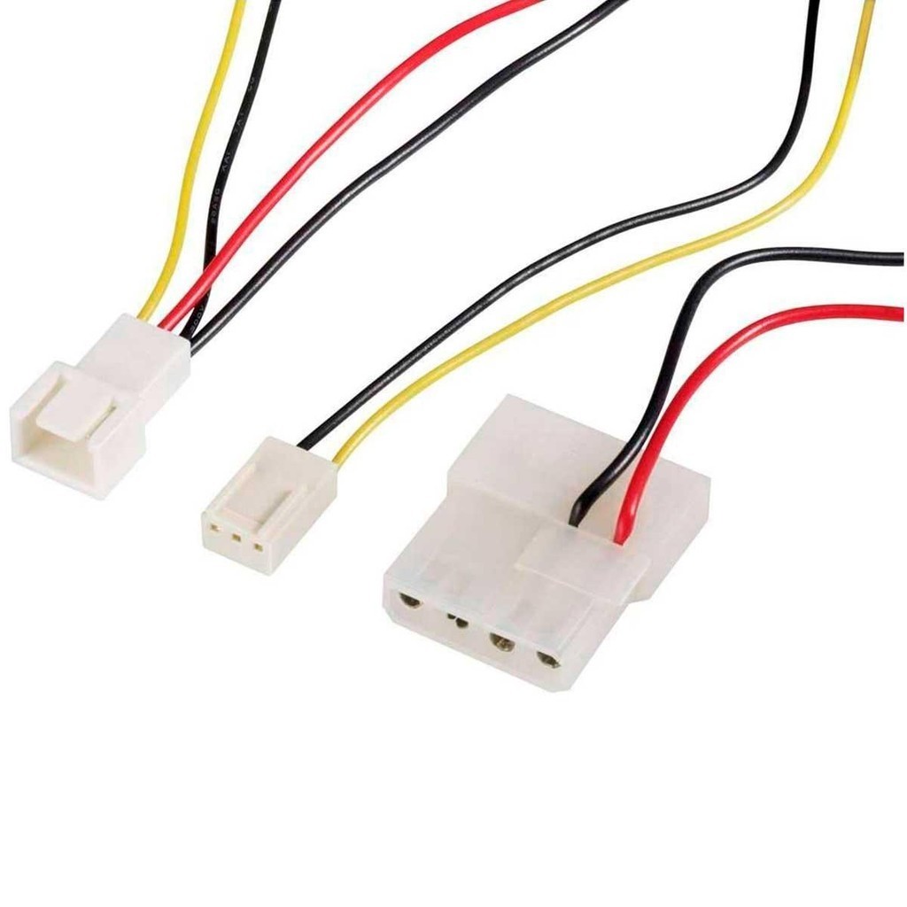 Cabo Molex para Cooler - 1 Cooler x 3 pinos - Akasa C-CABLE-AD em Oferta na Shopee