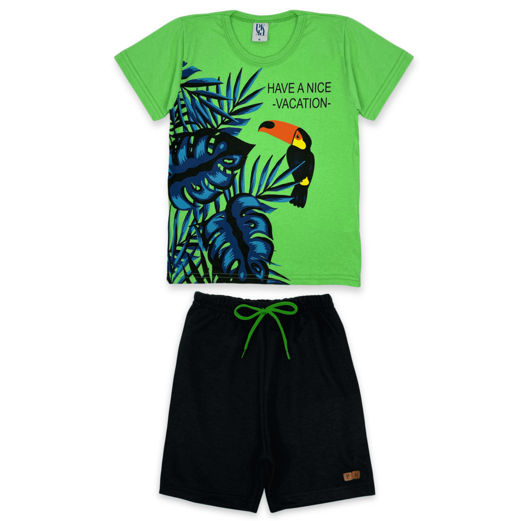 Conjunto Masculino Infantil Vacation - Baby & Kids Fashion