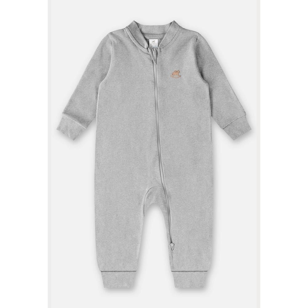 Macacão Básico em Suedine Unissex para Bebê Up Baby em Oferta na Shopee