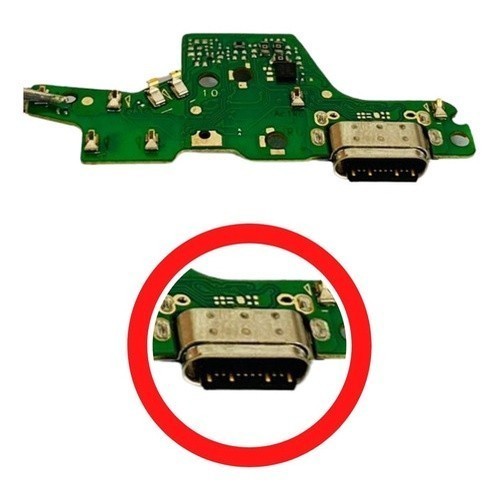 Placa de Carga Turbo Compatível Moto G8 Plus  – Conector Dock USB | Peça Nova Reposição