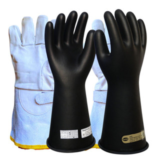 Luva Alta Tensão Classe 00 500v 5kv Eletricista C/ Luva Cobertura em Oferta na Shopee