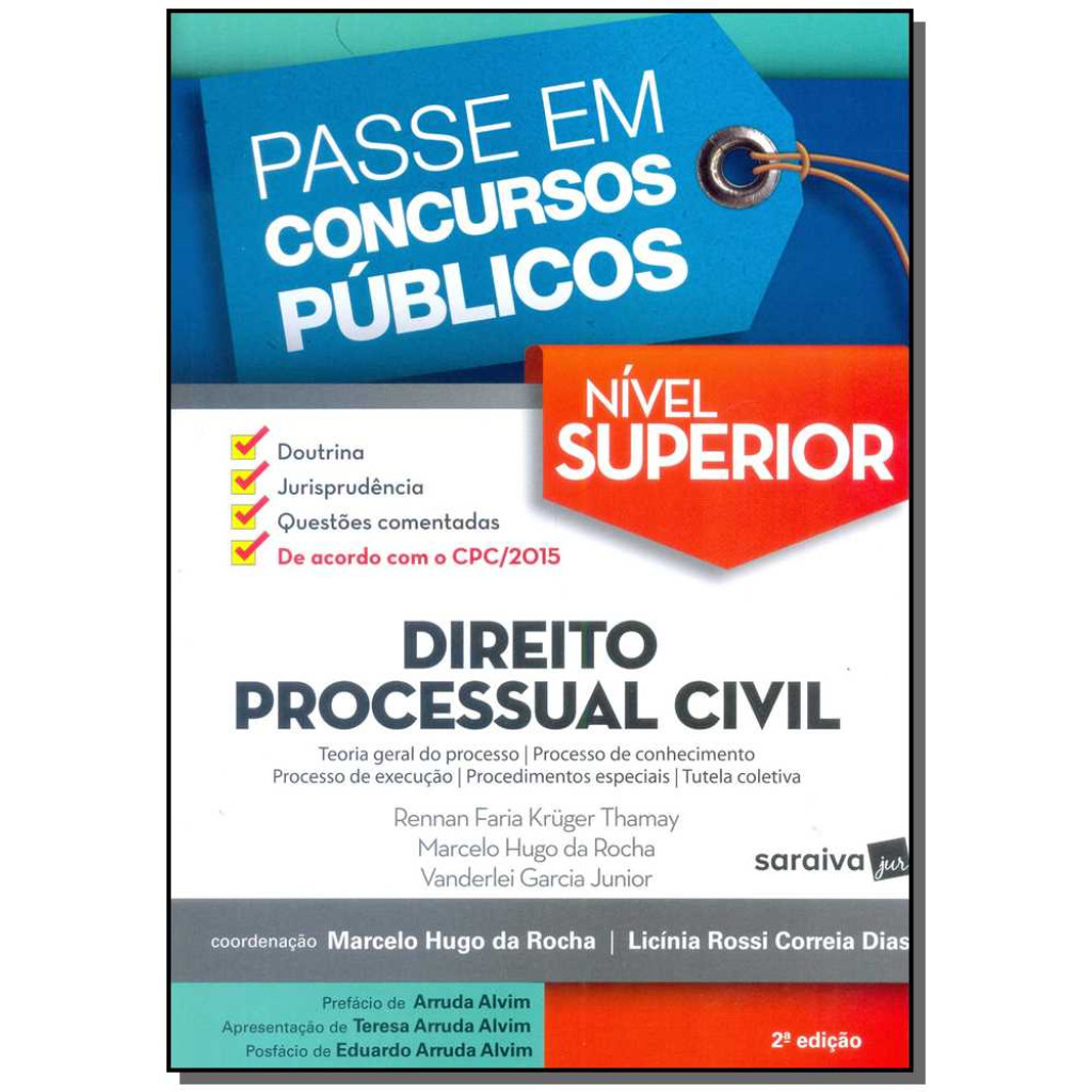Direito processual civil - 2ª edição de 2017