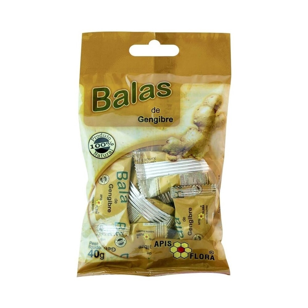 Balas de Gengibre Apis Flora 40g