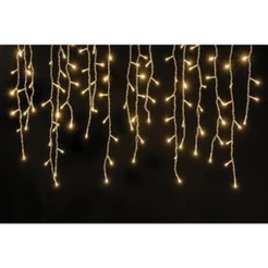 Pisca Pisca Cascata 100 Led 8 Funções Com Fio Branco 2,3 Metros