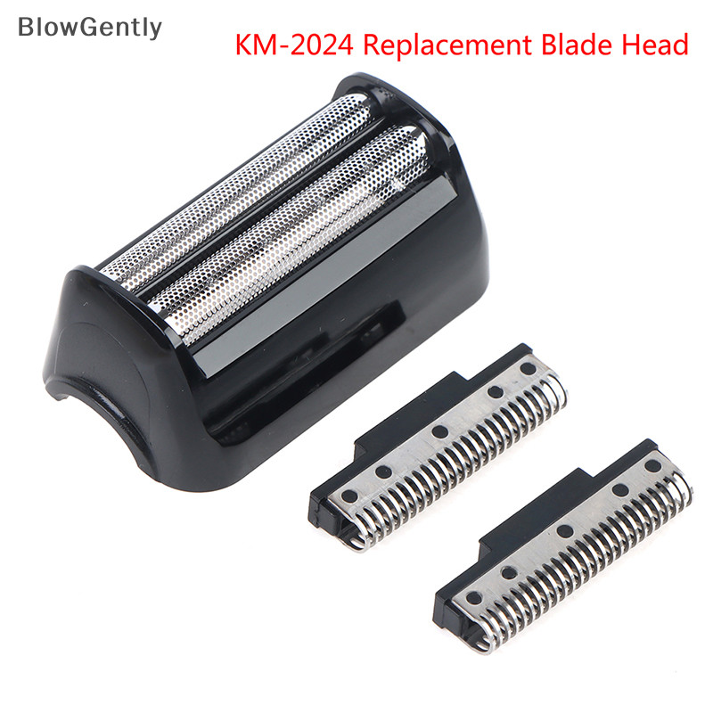 Cabeçote De Lâmina De Barbear BlowGently Razor Replacement Blade Head For KM-2024 Mesh Net Peças BG NOVEL