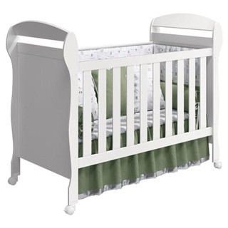 Berço Americano Danny Branco Acetinado - Reller em Oferta na Shopee