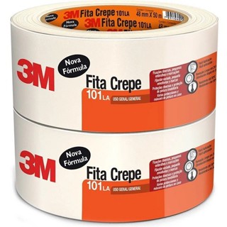 Kit 2 Fita Crepe 48MM X 50M 3M 101LA em Oferta na Shopee
