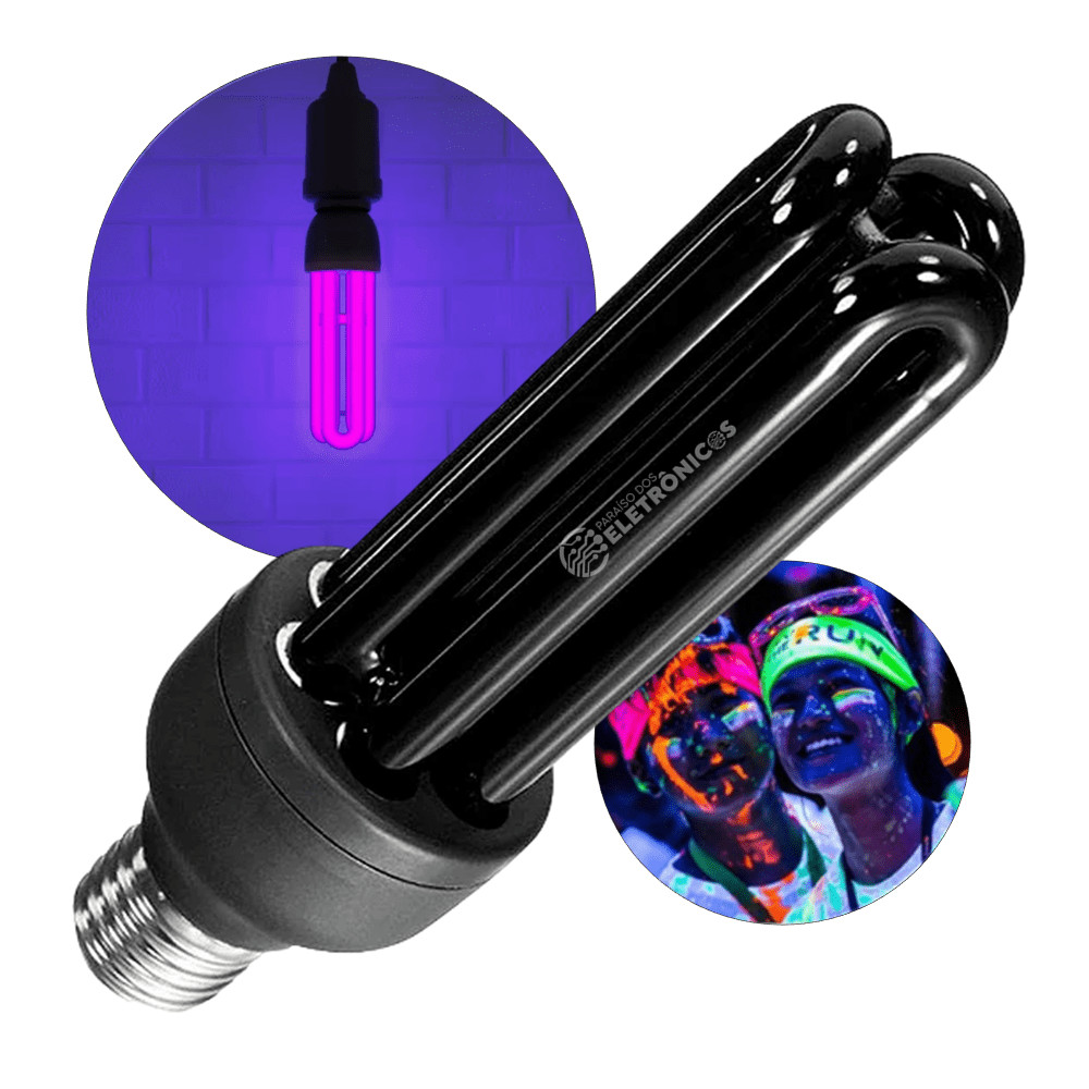 Lâmpada Luz Ultravioleta (UV) 36w Fluorescente 110v Ideal Para Festa Balada LP002