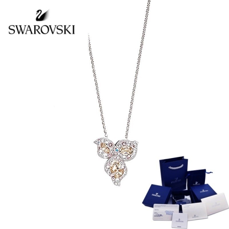 Swarovski Original ATELIER BLOOM GRACEFUL Colar De Senhoras Colar De Nicho Presente Namorada Colar De Cristal Jóias De Prata Esterlina Colar De Presente De Casamento 8RE3