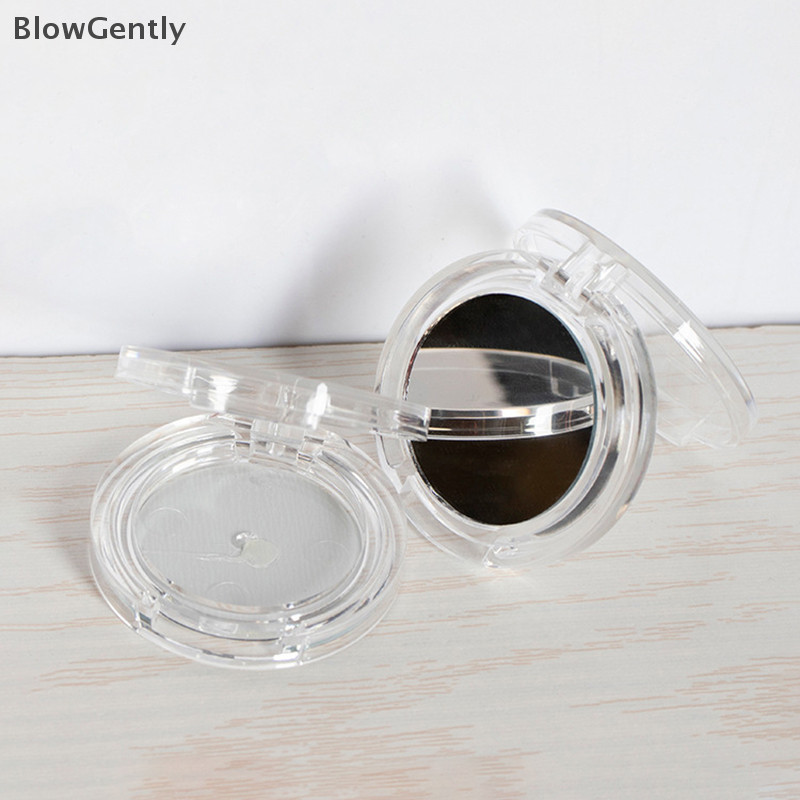 BlowGently 2.5g Paleta Vazia De Sombra De Uma Fenda Blush Box Caixa Portátil De Maquiagem Cosmética Com Espelho Para Bb Cream Foundation BG NOVEL