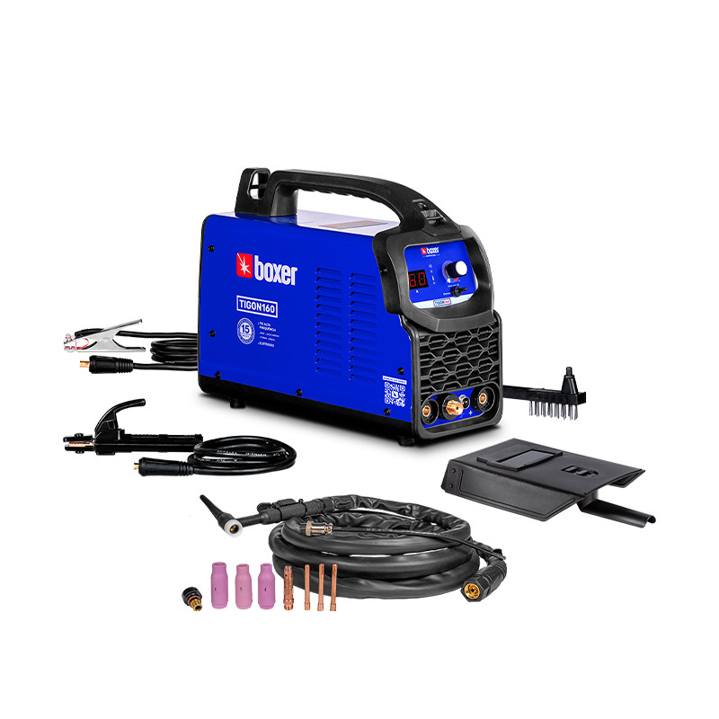 Inversora de Solda TIG DC e Eletrodo Revestido 160A Boxer Tigon 160 Monofasica 220V